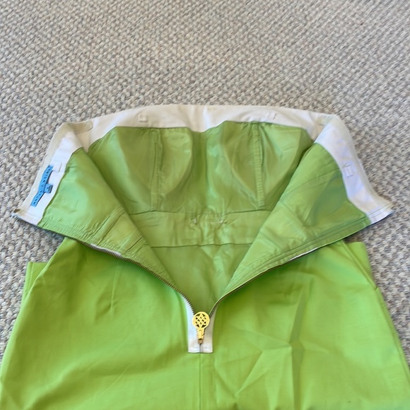 Lime color dress - Picture 4 of 4